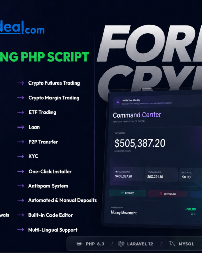 CryptoCurrency Buy Sell Exchange and Lending with MLM System | Crypto Investment Platform